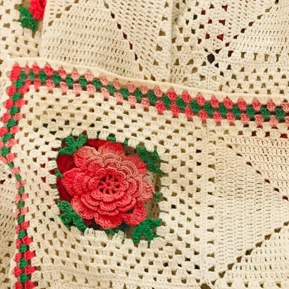 Handmade vintage crochet